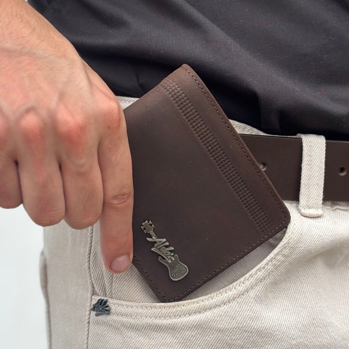 ALDO'S SINCE 1986 - BILLETERA  CON RELIEVE EN CUERO ALDOS