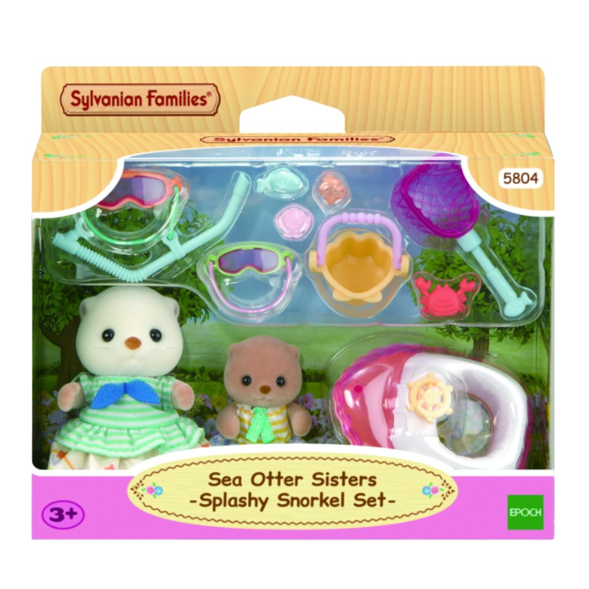 SYLVANIAN FAMILIES - Juguete Sylvanian Ternurines Set Hermanas Nutria Marina