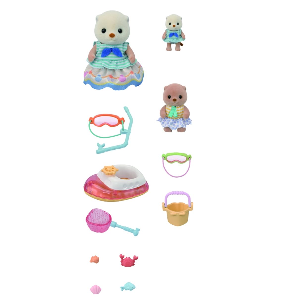 SYLVANIAN FAMILIES - Juguete Sylvanian Ternurines Set Hermanas Nutria Marina