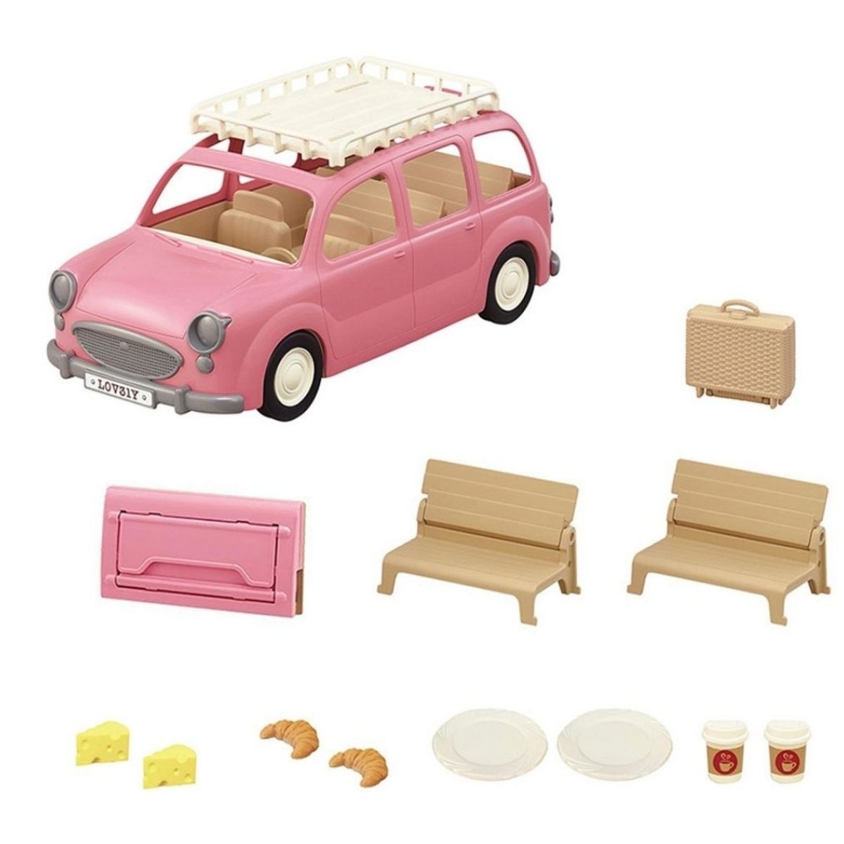 SYLVANIAN FAMILIES - Juguete Sylvanian Ternurines Van de Pinic 20 cm