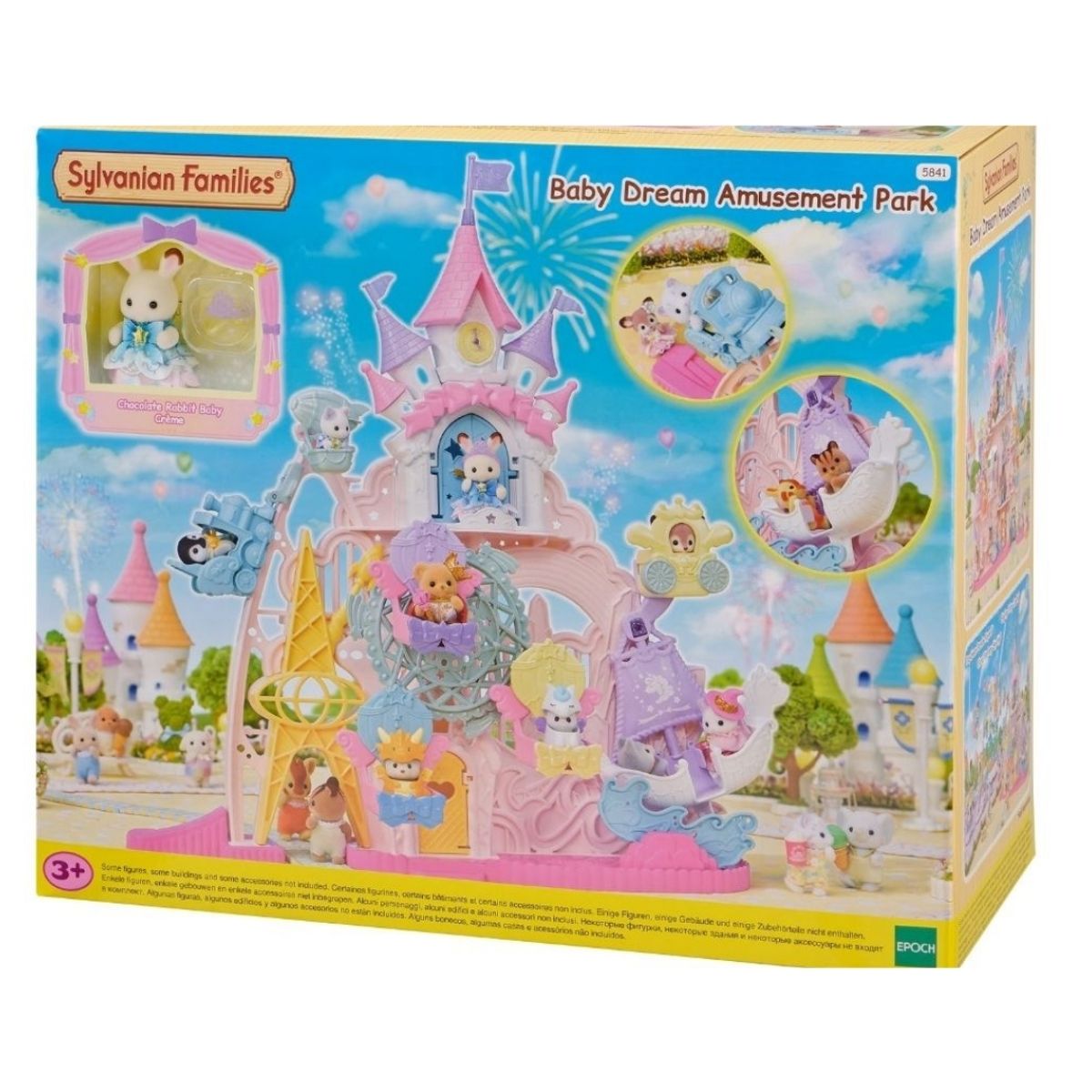 SYLVANIAN FAMILIES - Juguete Sylvanian Ternurines Parque de Atracciones con Figura 20 cm