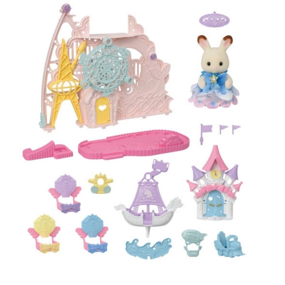 SYLVANIAN FAMILIES - Juguete Sylvanian Ternurines Parque de Atracciones con Figura 20 cm