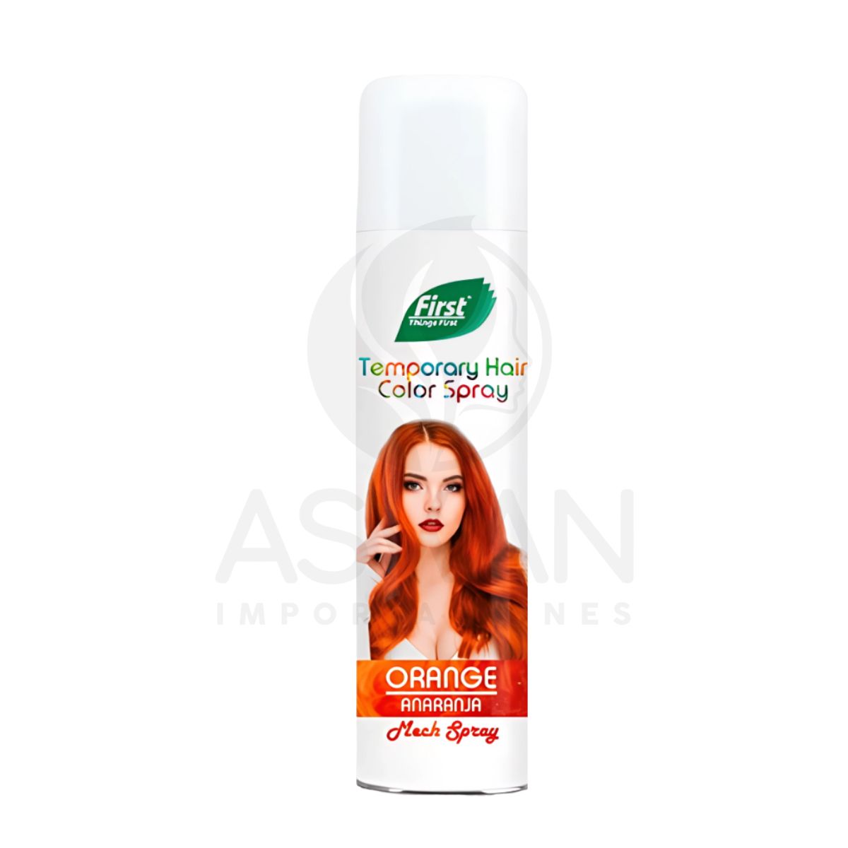 GENERICO - First Tinte Temporal en Spray Naranja 150 ml