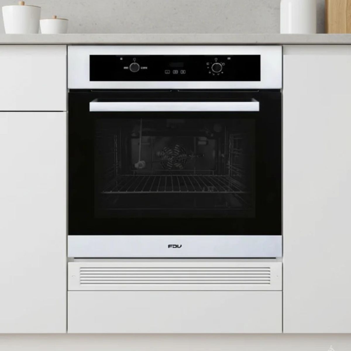 FDV - COMBO FDV CAMPANA CRYSTAL 90 + ENCIMERA CHEF GLASS 90 GLP + HORNO ONIX 70 GLP