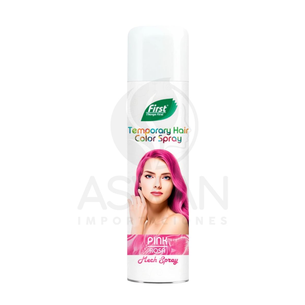 GENERICO - First Tinte Temporal en Spray Rosa 150 ml