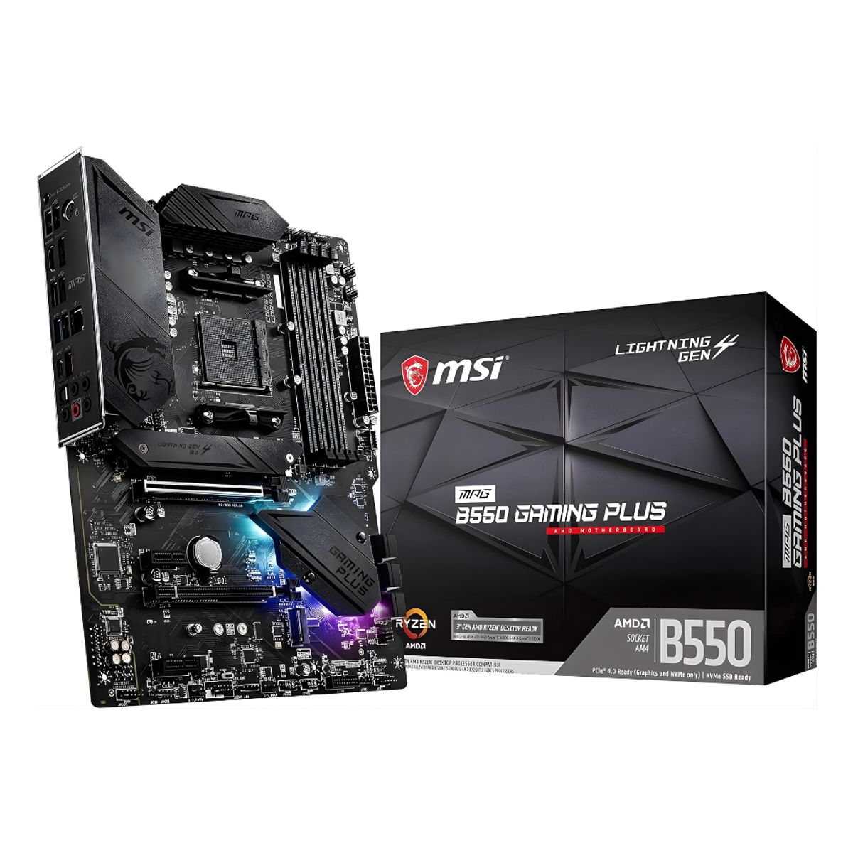 MSI - Placa Madre MSI MPG B550 Gaming Plus AM4