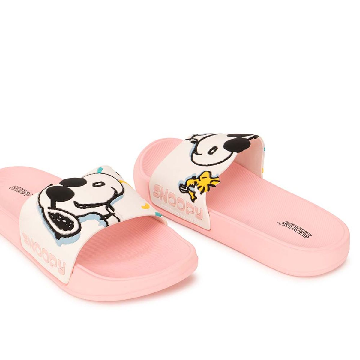 SNOOPY - Sandalia Slide Casual 2FY-028 Rosado Snoopy
