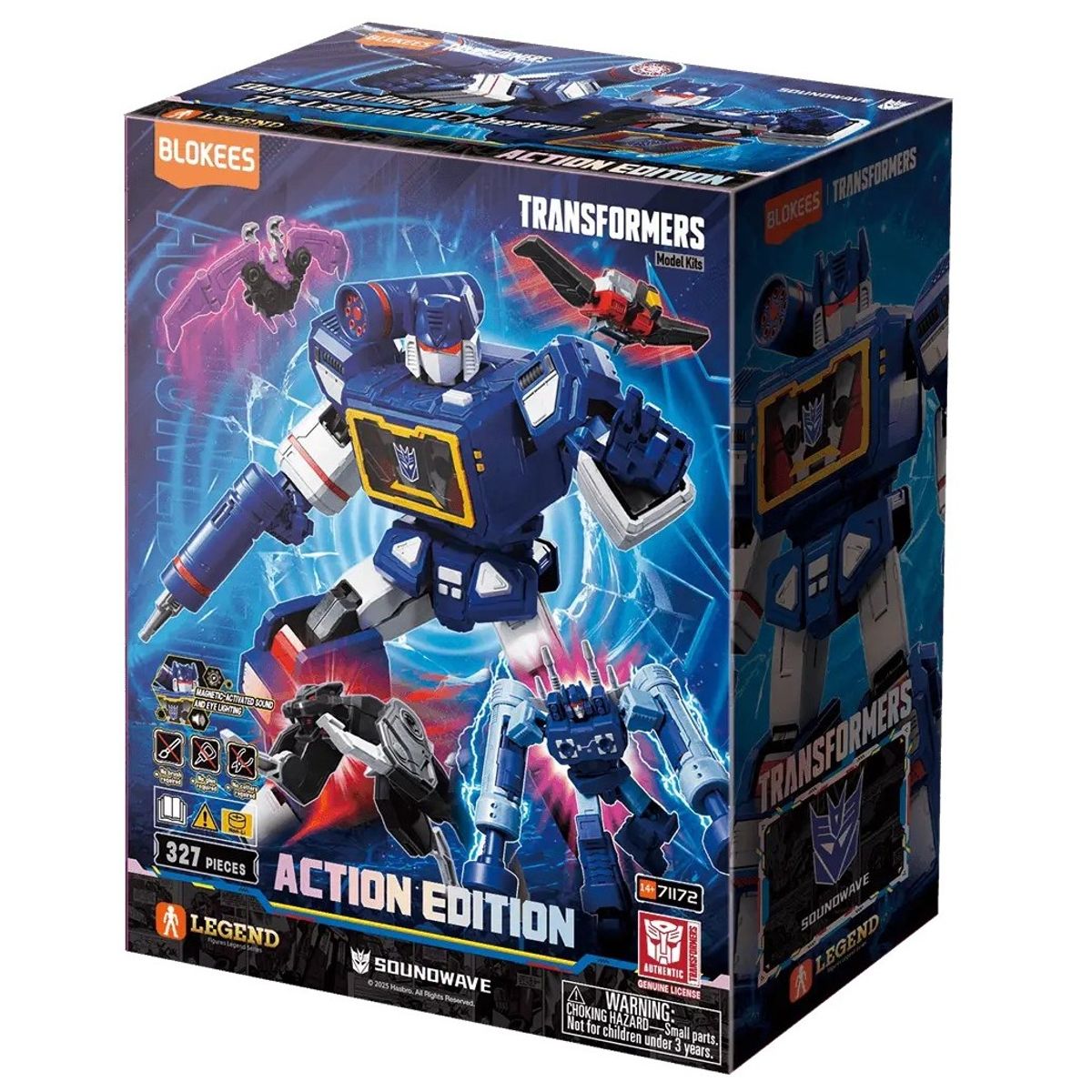 HASBRO - Blokees Transformers Action Edition 03 Soundwave Armable Original - 71172