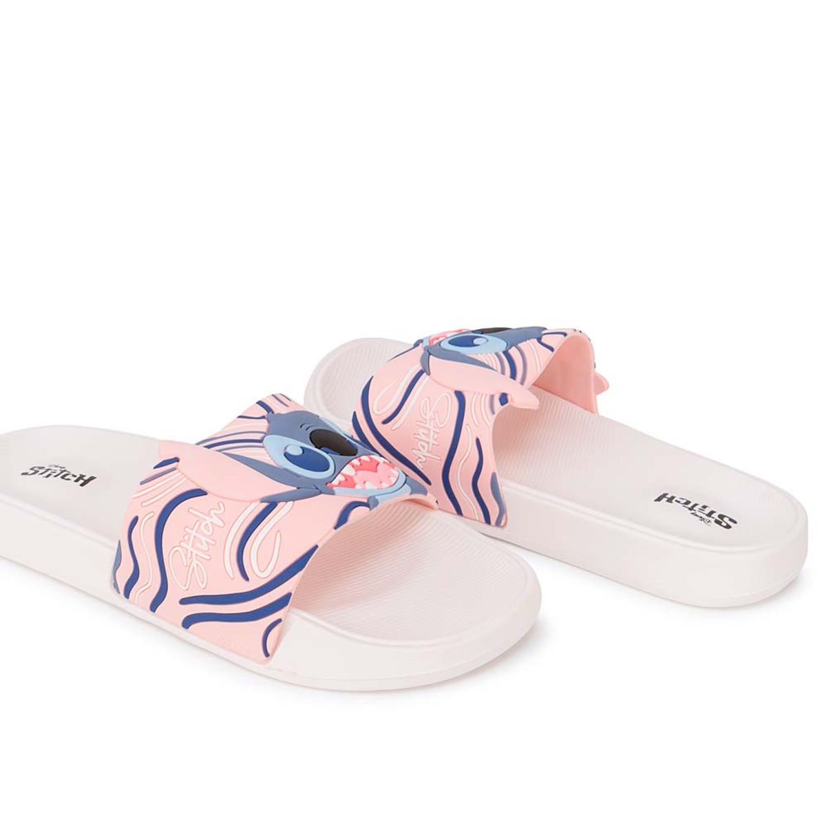 LILO & STITCH - Sandalia Slide Casual 2TY-055 Blanco Stitch
