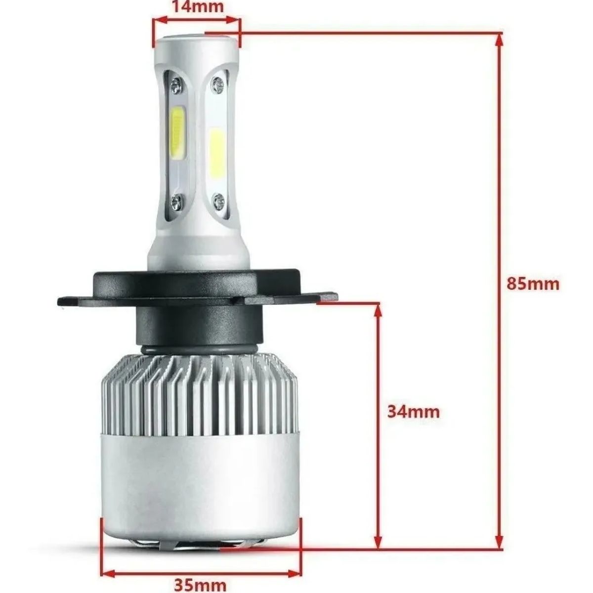 Kit Cree Led S6 Plus 52000 Lm H4 Nueva Linea!, marca KOBO - Foto 2