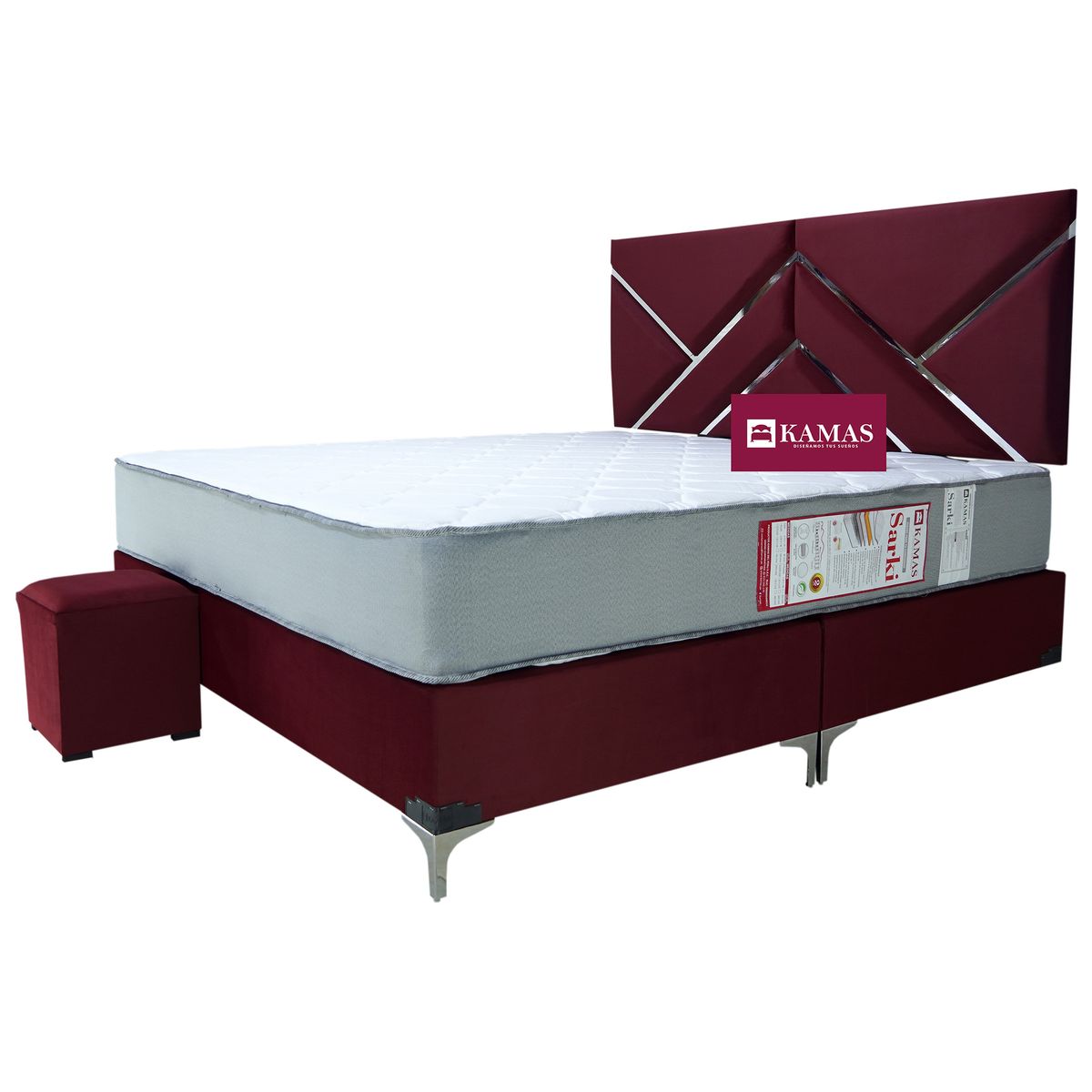 KAMAS - DORMITORIO KING KAMAS SARKI + CABECERA AÉREA EGYPT - VINO