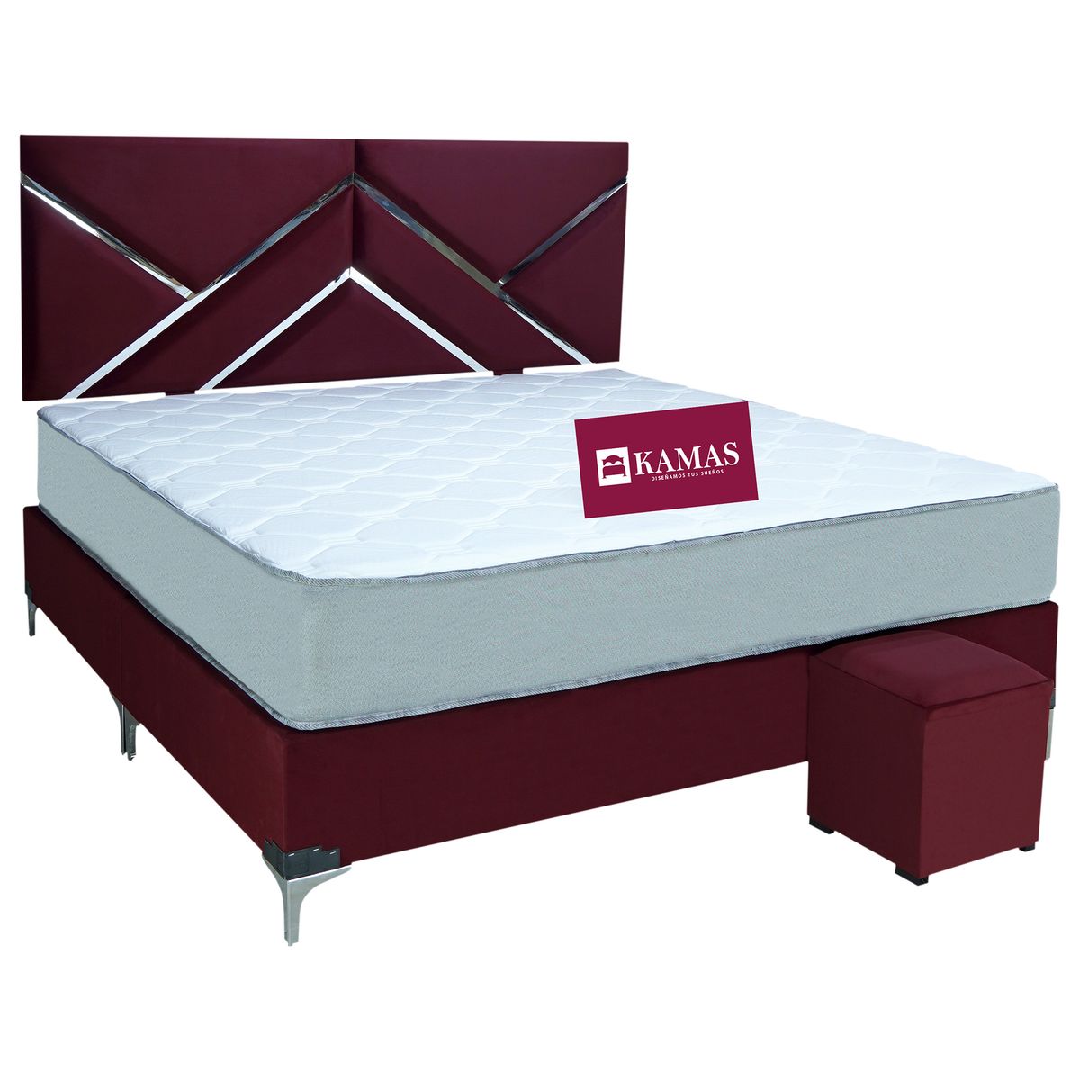 KAMAS - DORMITORIO KING KAMAS SARKI + CABECERA AÉREA EGYPT - VINO