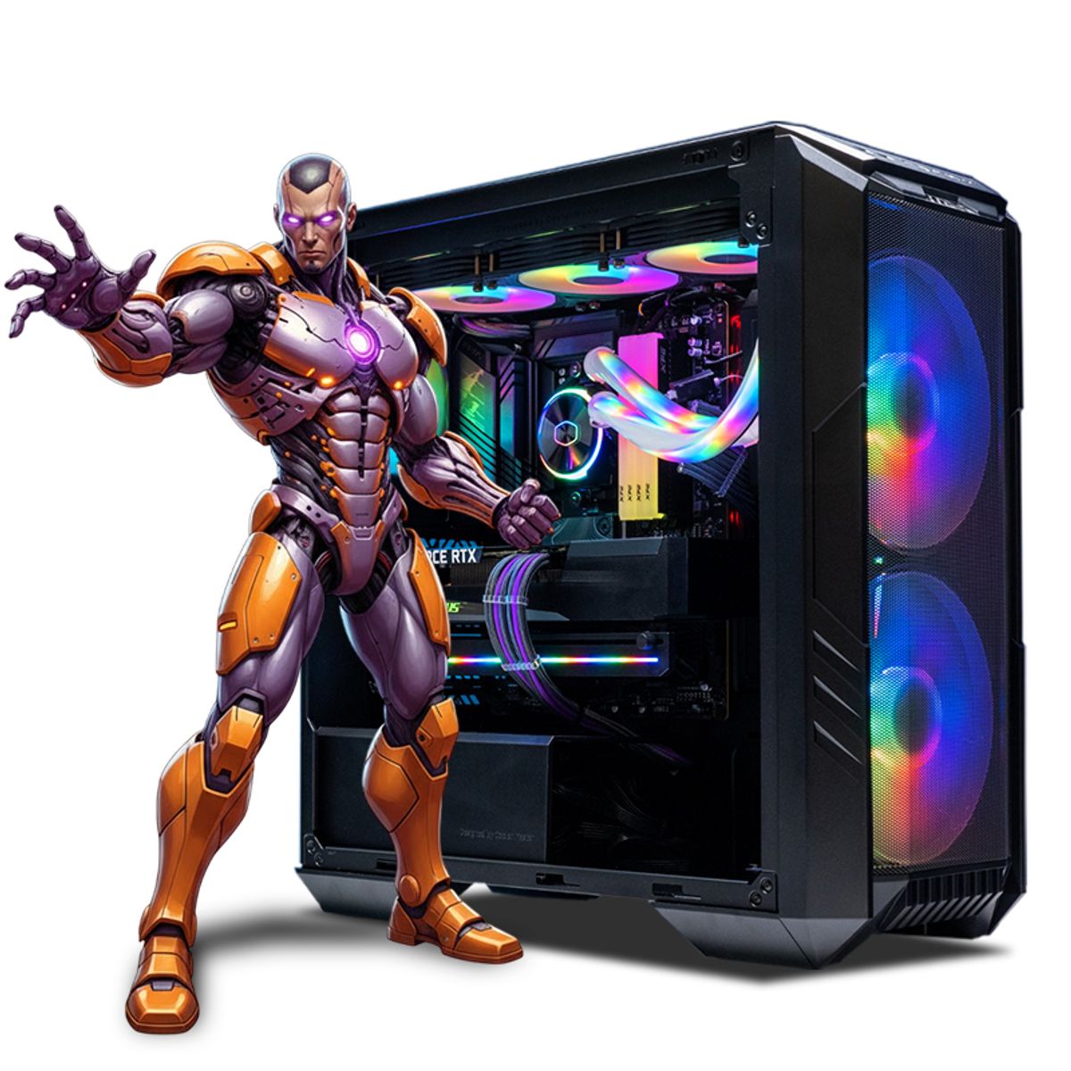 INTEL - CPU Gamer Intel Core i9 Ultra 285K 64gb ddr5 1TB RTX5090 32GB Mipclista BLUE