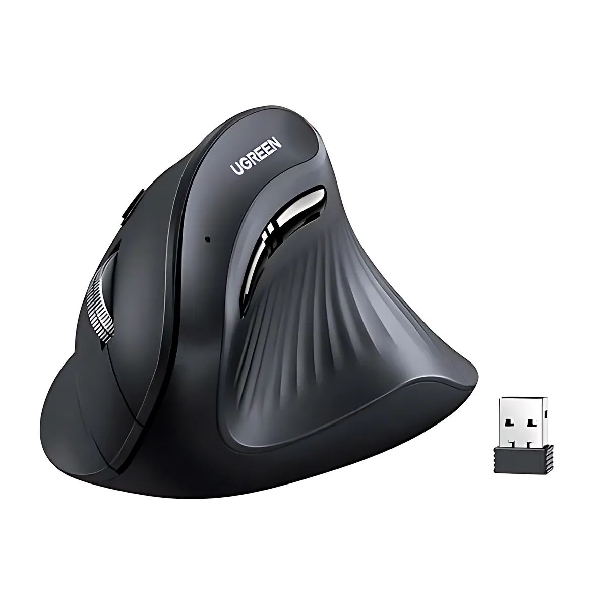 UGREEN - Mouse Bluetooth Ugreen Vertical Ergonómico Silencioso 2.4ghz 4000 DPI