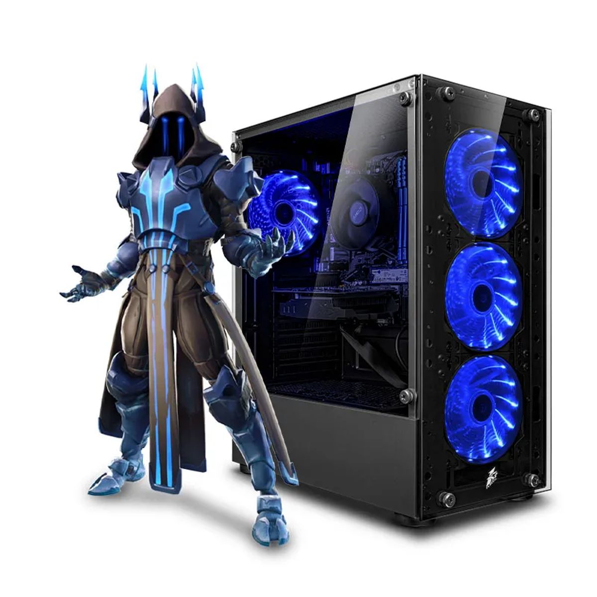 RYZEN - CPU Gamer AMD Ryzen 5 8500G 16gb DDR5 500GB Mipclista ryzen BLUE COMPUTADORA