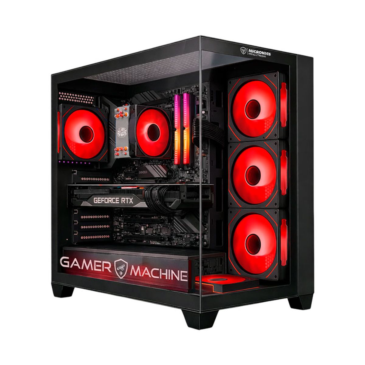 RYZEN - CPU Gamer AMD Ryzen 5 8600G 16gb DDR5 500GB Mipclista ryzen RED COMPUTADORA.