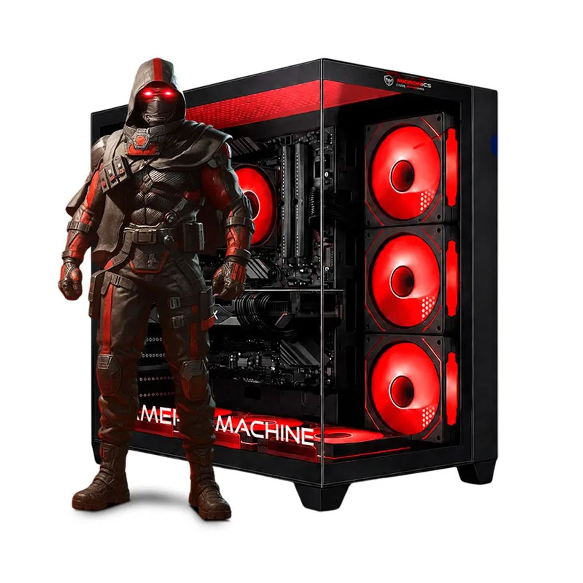 RYZEN - CPU Gamer AMD Ryzen 5 8600G 16gb DDR5 500GB Mipclista ryzen RED COMPUTADORA.