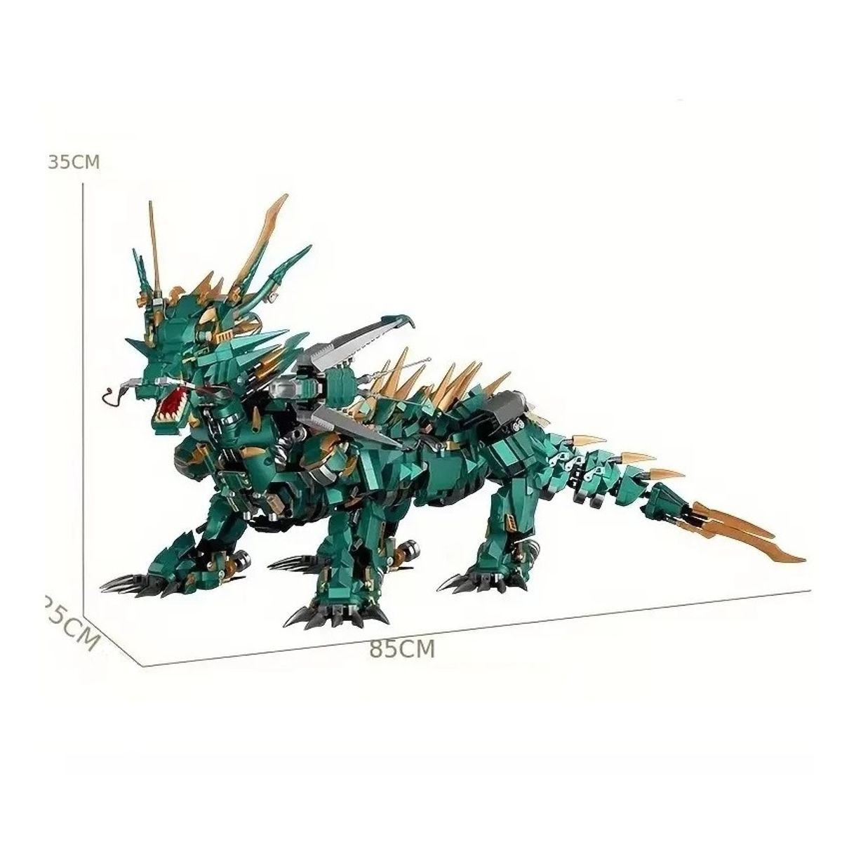 GENERICO - Dragón Bloques Armables Figura de 2951 piezas