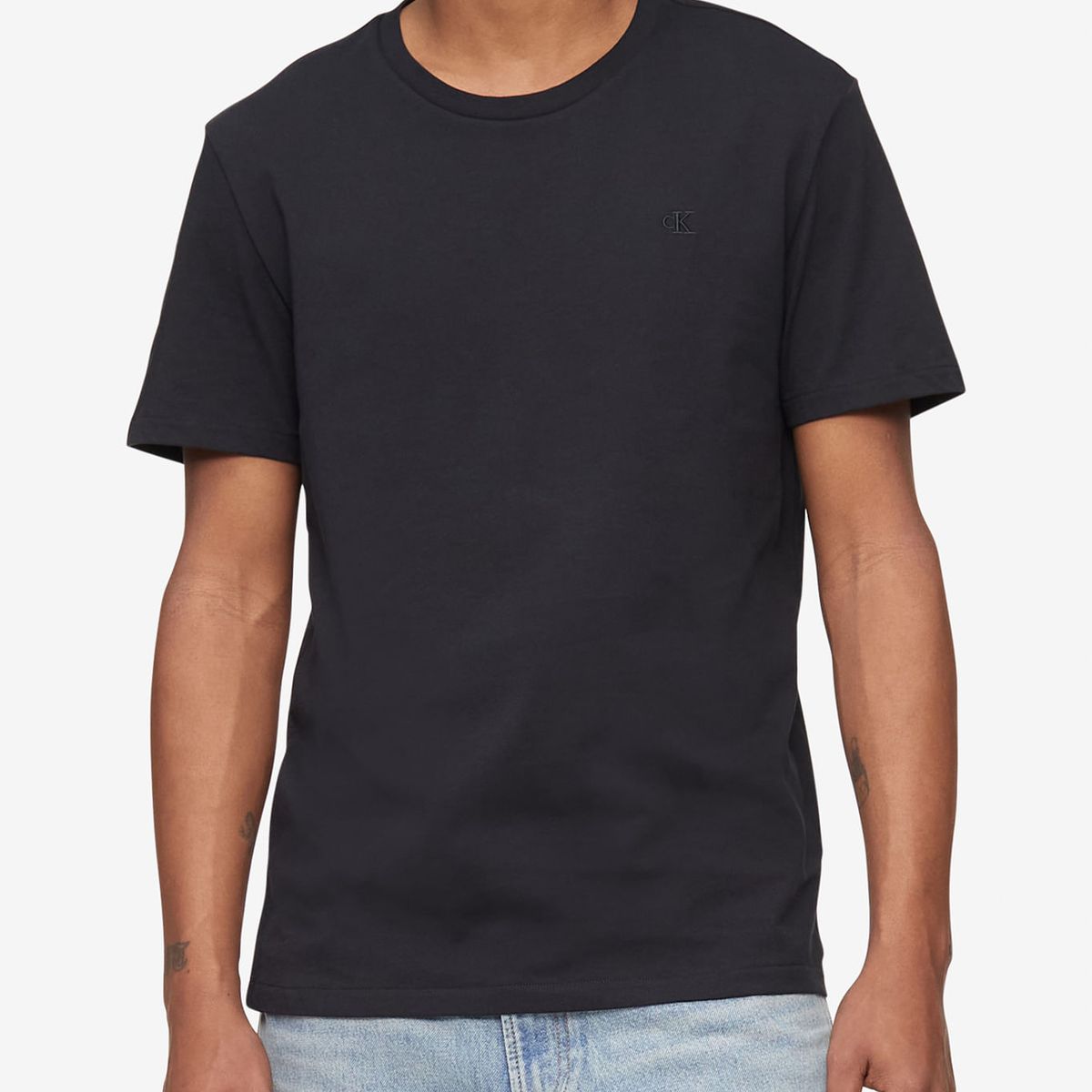 CALVIN KLEIN - CAMISETA SS SMOOTH CTTN SOLID CREWNK TEE