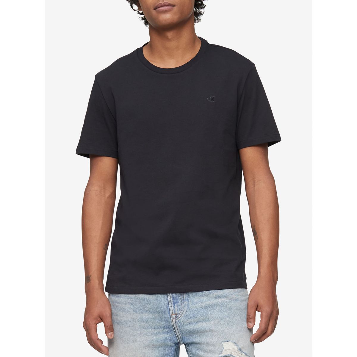 CALVIN KLEIN - CAMISETA SS SMOOTH CTTN SOLID CREWNK TEE
