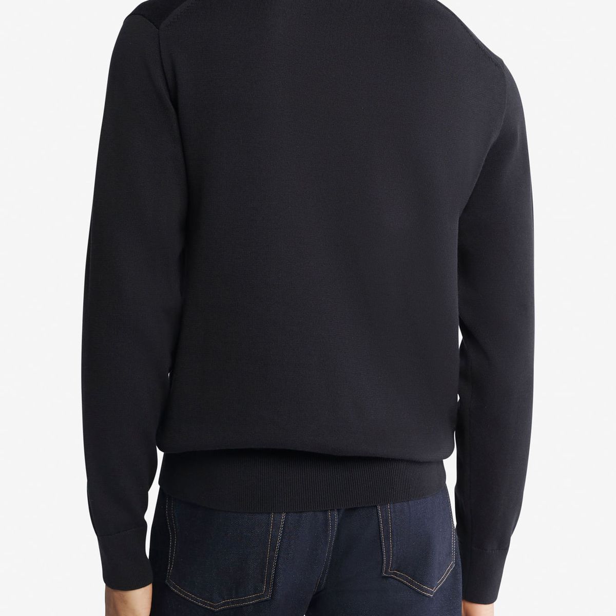 CALVIN KLEIN - SWEATER LS SUPIMA COTTON CLASSIC CREWN CK