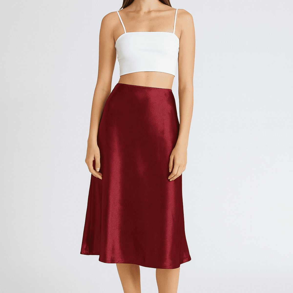 AMA OUTFITTERS - FALDA LAURA SATINADA