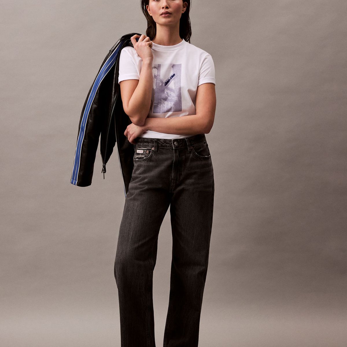 CALVIN KLEIN - CAMISETA SS CLASSIC LOGO TEE