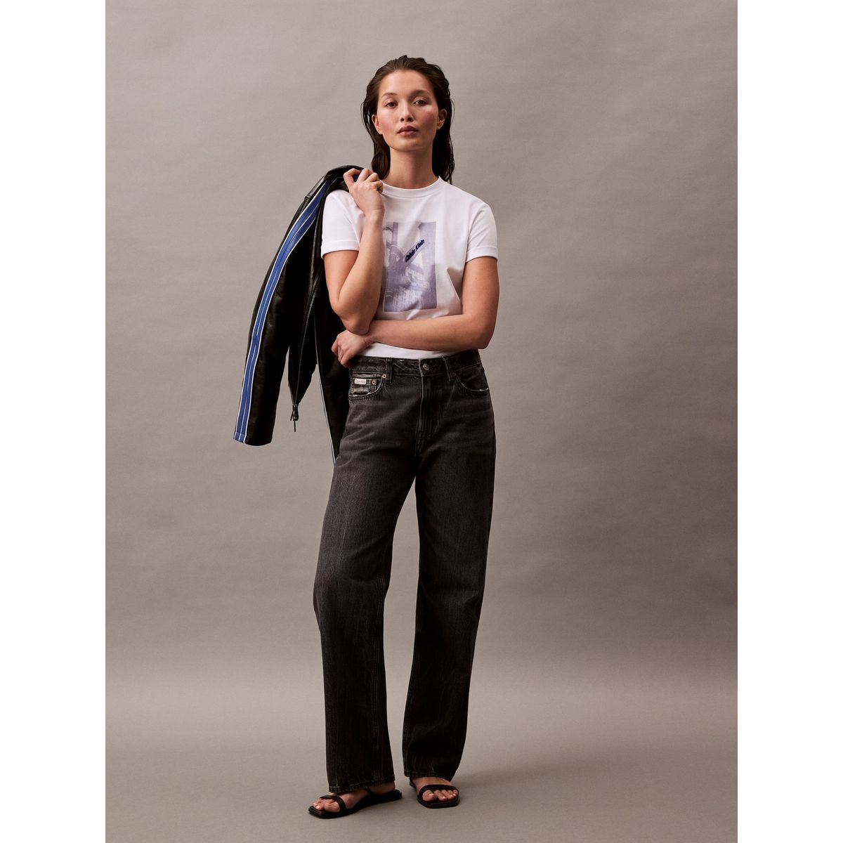 CALVIN KLEIN - CAMISETA SS CLASSIC LOGO TEE