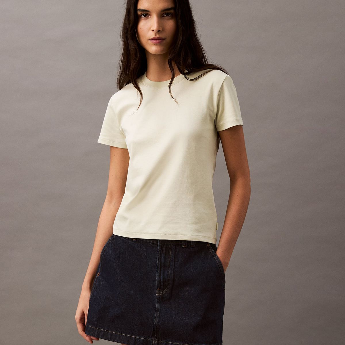 CALVIN KLEIN - CAMISETA REFINED COTTON RELAXED TEE