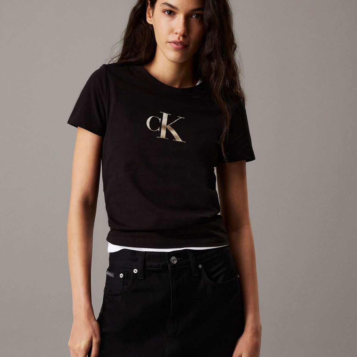 CALVIN KLEIN - CAMISETA GRADIENT CK SLIM TEE