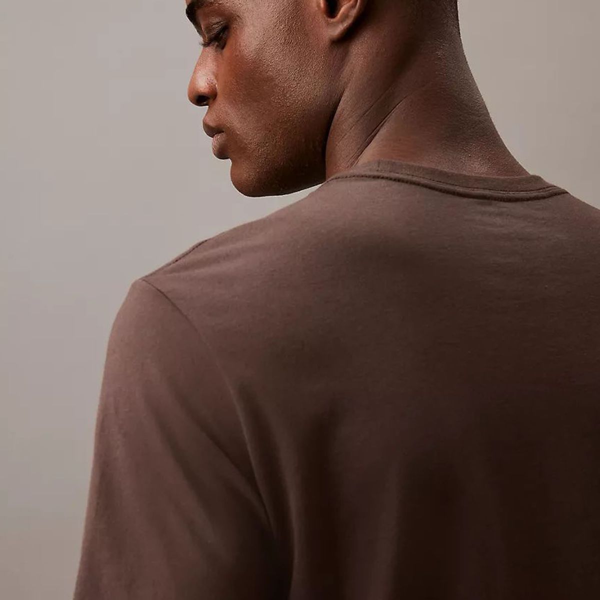 CALVIN KLEIN - CAMISETA SS CK LOGO WINDOW CREWNK TEE