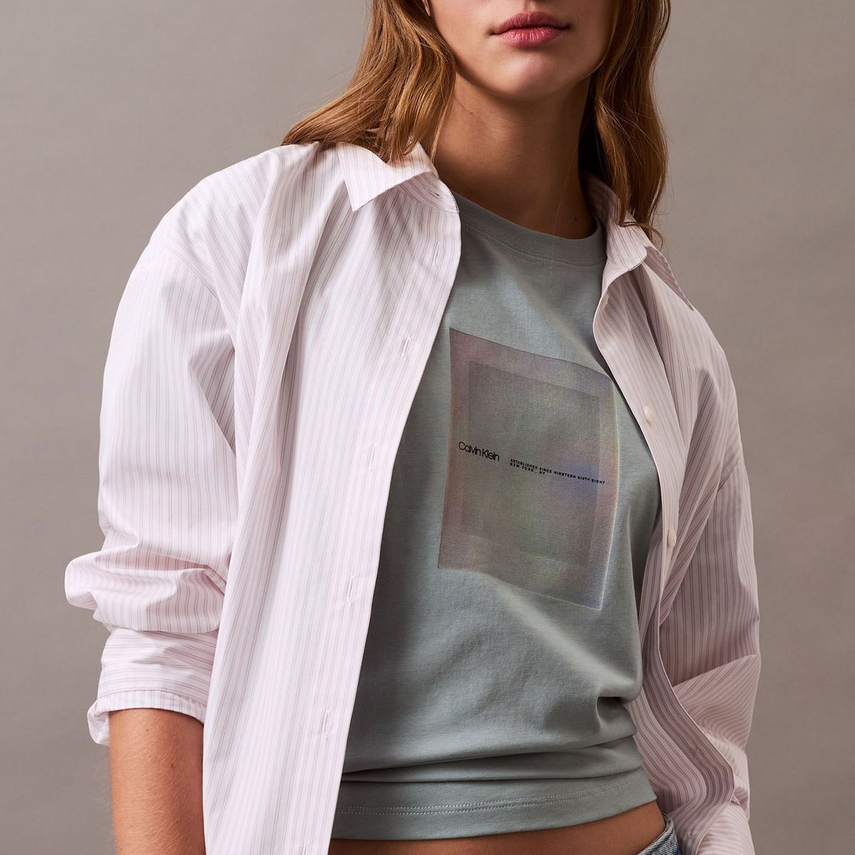 CALVIN KLEIN - CAMISETA SS CLASSIC FOIL PHOTOGRAPHY TE