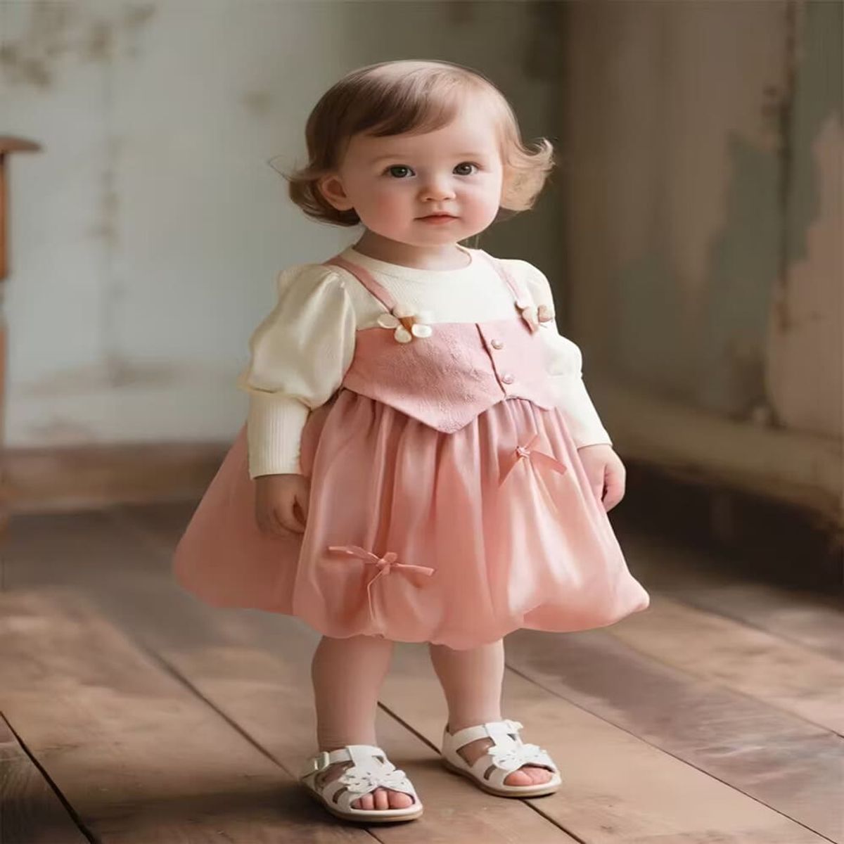 GENERICO - VESTIDO PARA NIÑA BEBE PARA FIESTA DE CUMPLEAÑOS