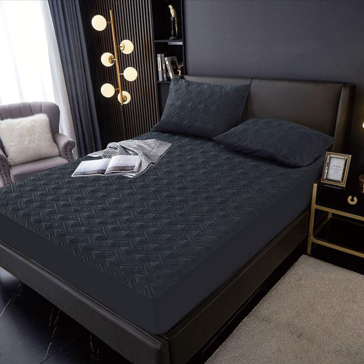 CASATEX - PROTECTOR DE COLCHÓN IMPERMEABLE KING CASATEX CON FUNDAS