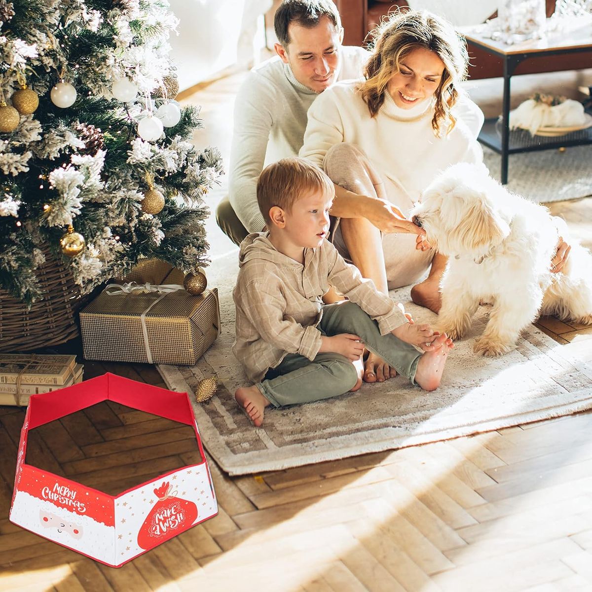 GENERICO - Falda Decorativa Para Arbol de Navidad 55 CM