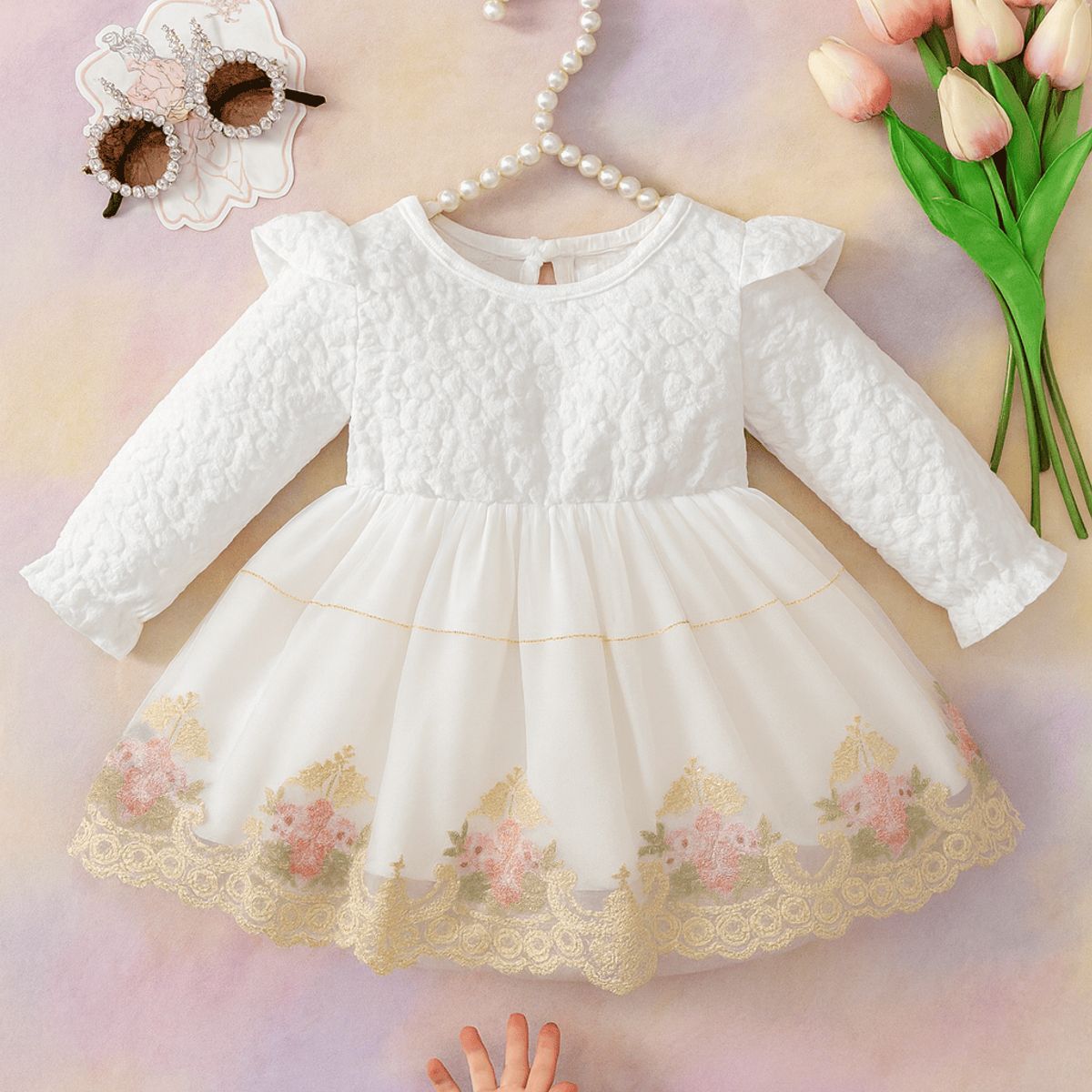 GENERICO - VESTIDO PARA NIÑA DE PARA EVENTOS DE CUMPLEAÑOS