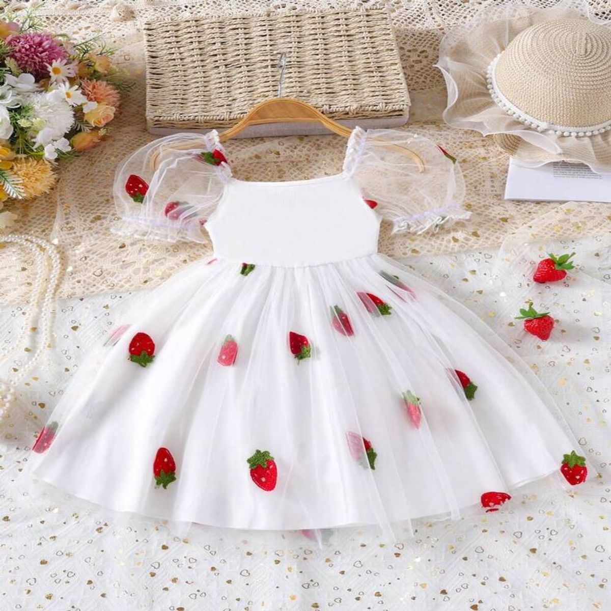 GENERICO - VESTIDO PARA NIÑA BEBE DE FRESITA