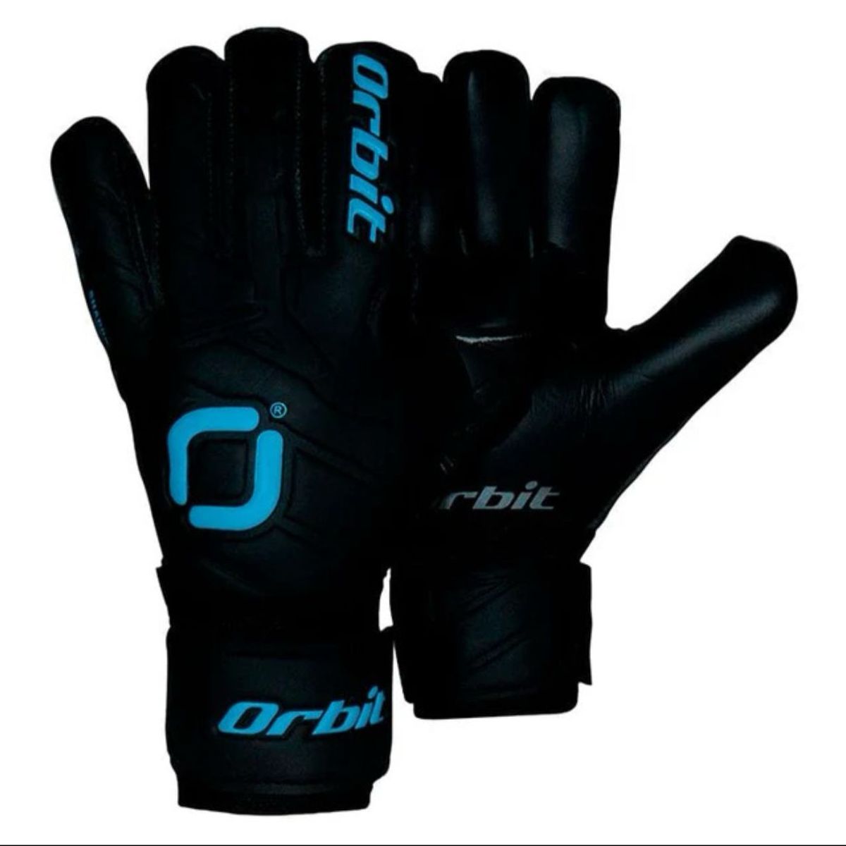 ORBIT - Guantes de Arquero con Varilla Orbit  Shadow negro con azul talla 9
