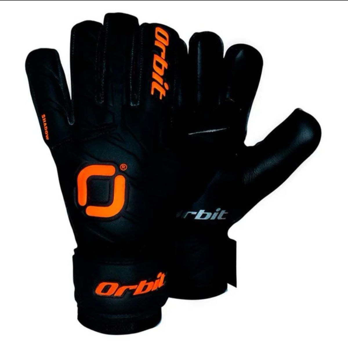 ORBIT - Guantes de Arquero con Varilla Orbit  Shadow negro con naranja talla 7