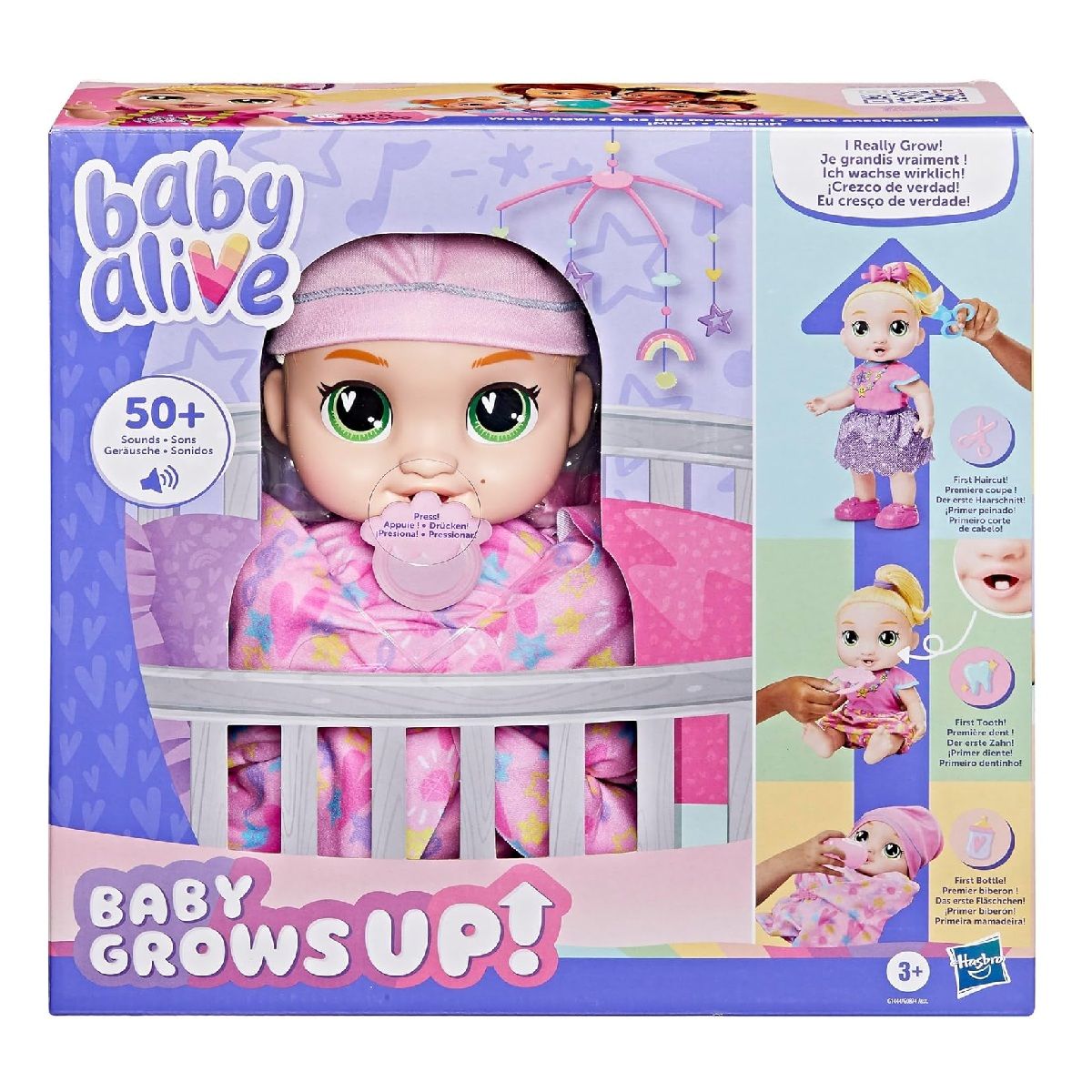 BABY ALIVE - Muñeca Baby Alive Interactiva Bebé Crece Lala GooGoo