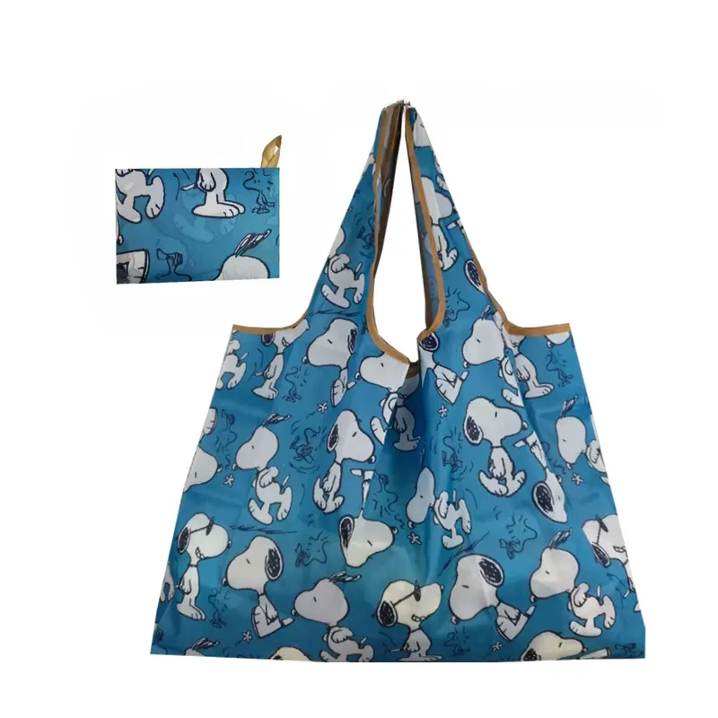SNOOPY - Bolsa Ecológica Snoopy - Plegable Portátil e Impermeable