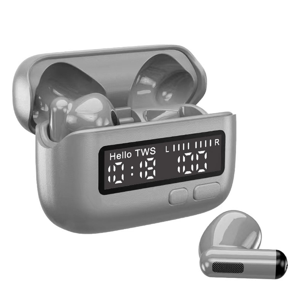 RENVMEXY - Audífonos Retro TWS Bluetooth 52 - Hi-Fi & 22h Batería Verde