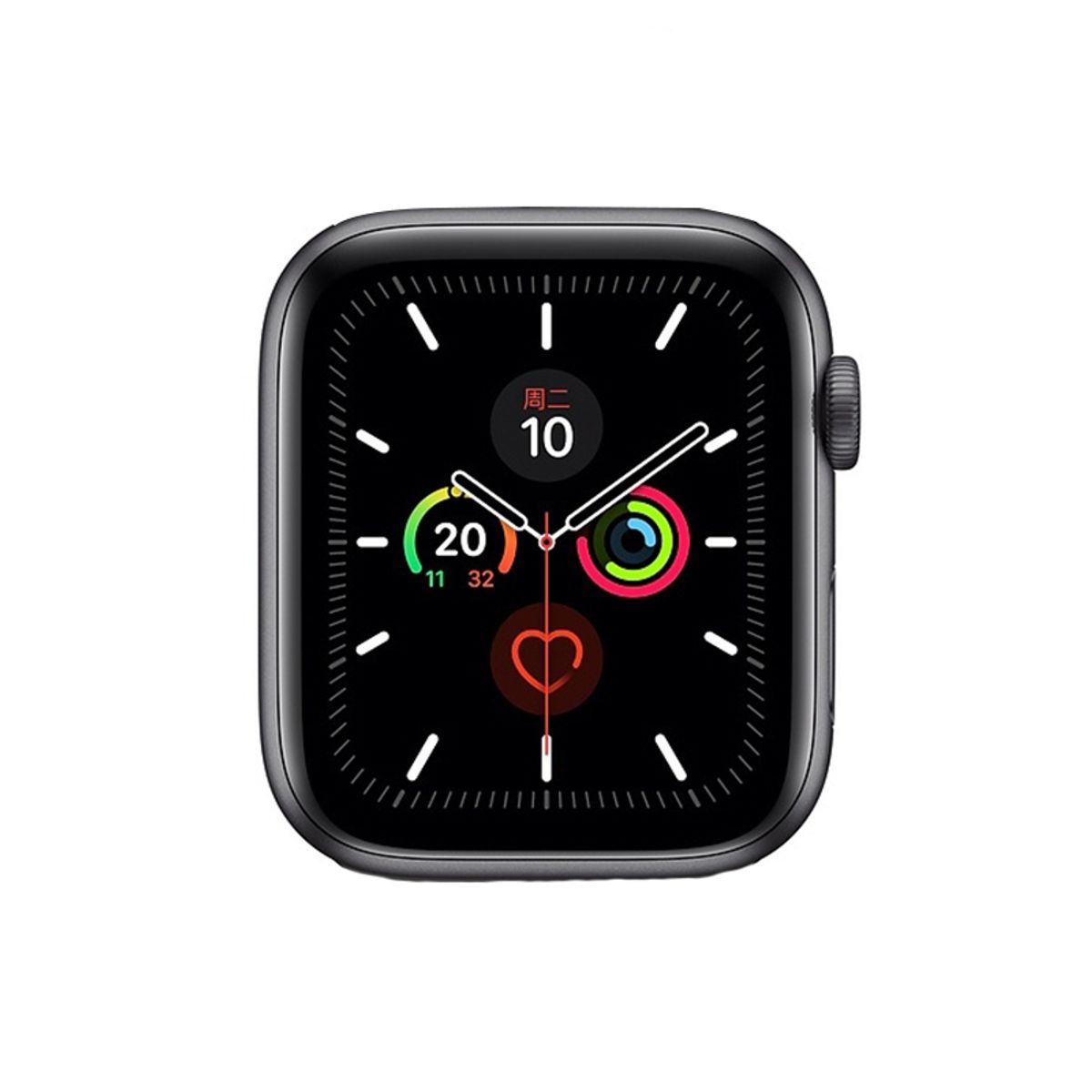 APPLE - Apple watch series 5 40mm GPS - Negro Reacondicionado