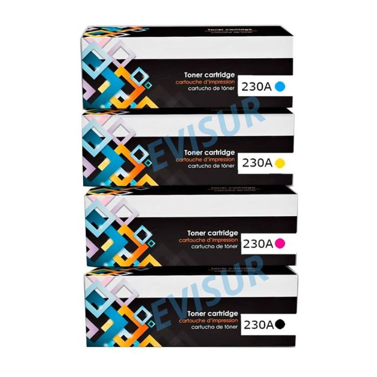 GENERICO - TONER COMPATIBLE HP 230A PACK COMPLETO