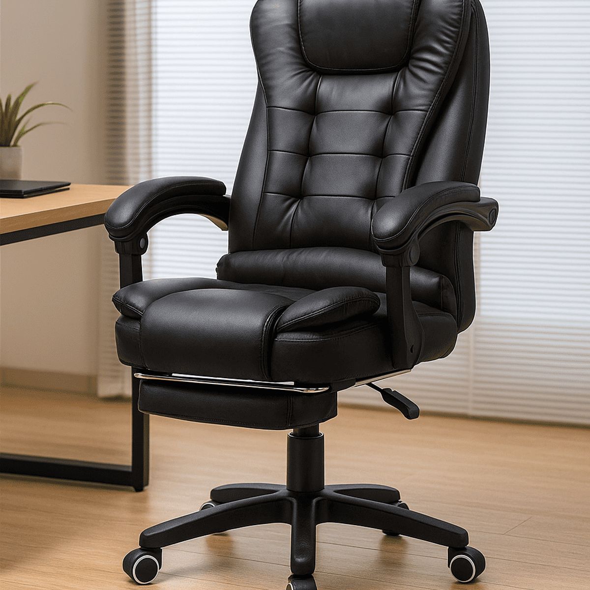 GENERICO - SILLA ERGONÓMICA DE OFICINA CON 7 PUNTOS DE VIBRO MASAJE