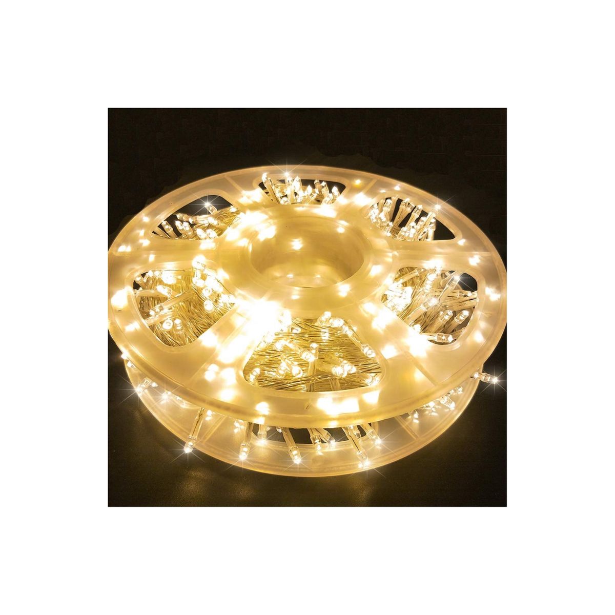 GENERICO - Luces Led Lineal De 50 Metros + Empalme Para Decoracion - Amarillo