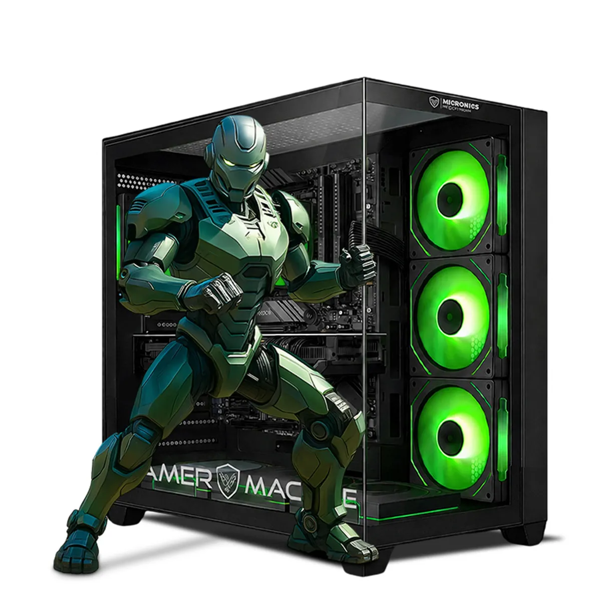 RYZEN - CPU Gamer AMD Ryzen 7 8700G 16gb DDR5 500GB Mipclista ryzen green COMPUTADORA.