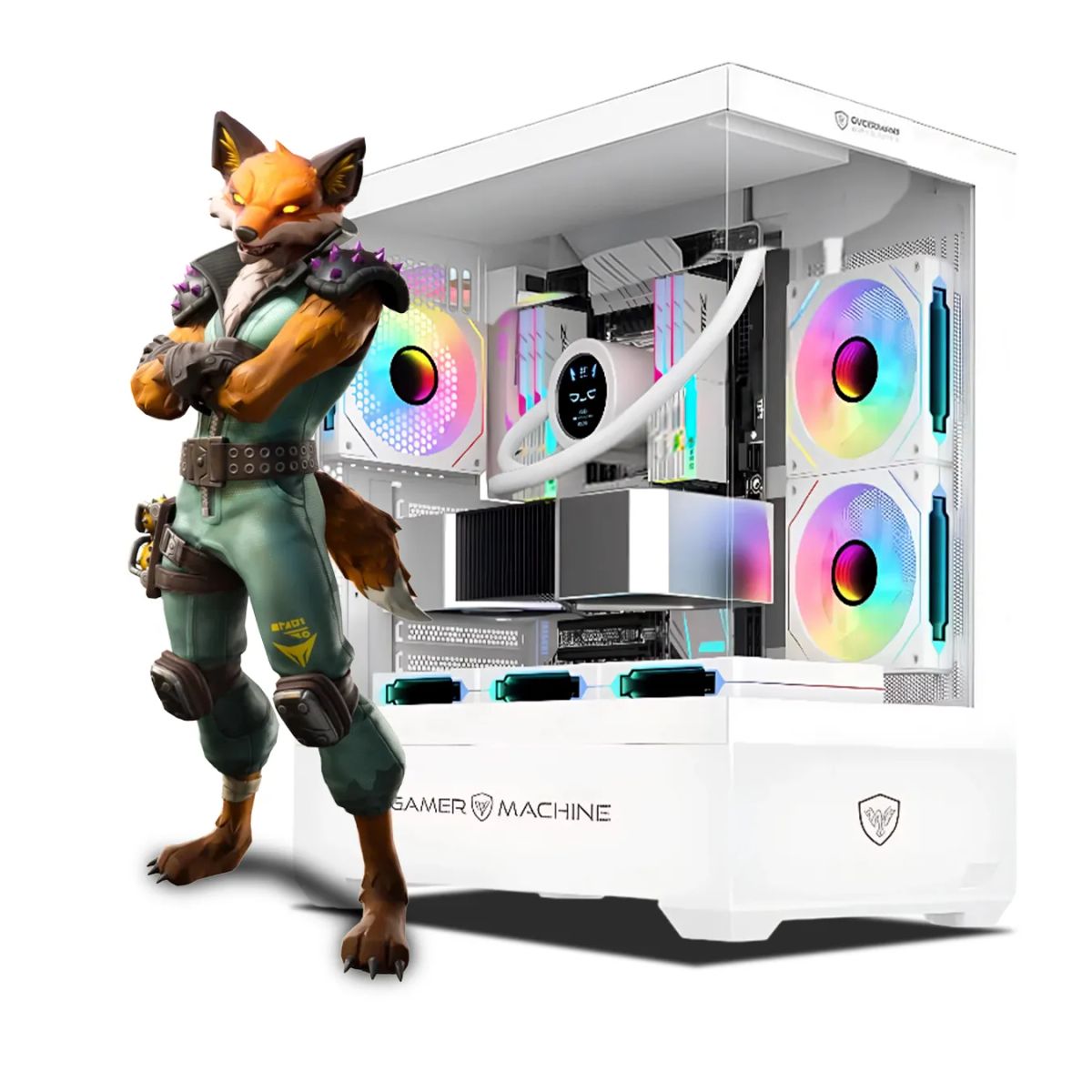 RYZEN - CPU Gamer AMD Ryzen 5 5500 16GB 500GB RTX3050 6GB Mipclista ryzen RGB.