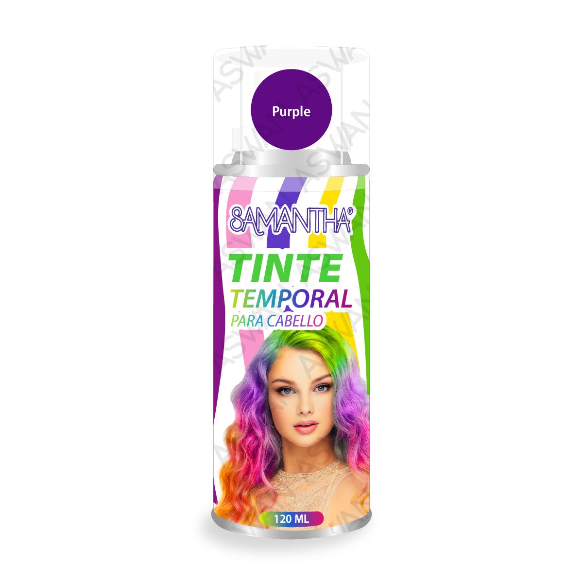 GENERICO - Tinte Temporal en Spray Purple 120 ml - SAMANTHA