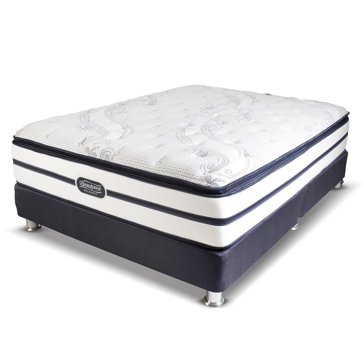 BEAUTYREST SIMMONS - Cama Box Tarima Recharge Luxury Firm Pt Queen